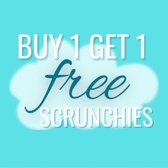 B1G1 Set of 8 Satin Hair Scrunchies Multicolor Hair Ties - Picture 4 of 4